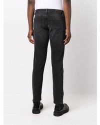 Мужские черные зауженные джинсы от Closed