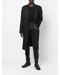 Мужские черные зауженные джинсы от Balmain