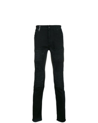 Мужские черные зауженные джинсы от Marcelo Burlon County of Milan