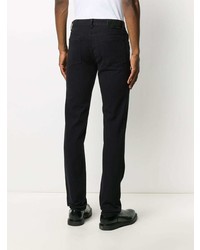 Мужские черные зауженные джинсы от Brioni