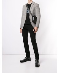 Мужские черные зауженные джинсы от VERSACE JEANS COUTURE