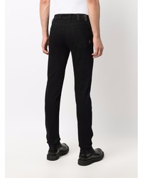 Мужские черные зауженные джинсы от Pt01