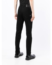 Мужские черные зауженные джинсы от Pt05