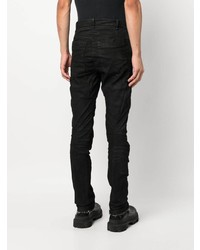 Мужские черные зауженные джинсы от Masnada