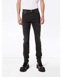 Мужские черные зауженные джинсы от Alexander McQueen