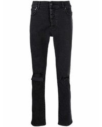 Мужские черные зауженные джинсы от MSGM