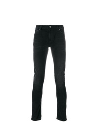 Мужские черные зауженные джинсы от Nudie Jeans Co