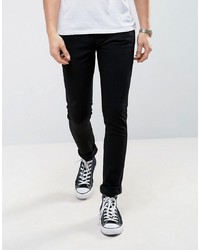 Мужские черные зауженные джинсы от Nudie Jeans