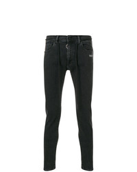 Мужские черные зауженные джинсы от Off-White