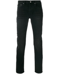 Мужские черные зауженные джинсы от Paul Smith