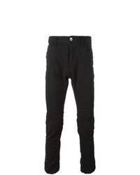 Мужские черные зауженные джинсы от Poème Bohémien