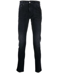 Мужские черные зауженные джинсы от PT TORINO