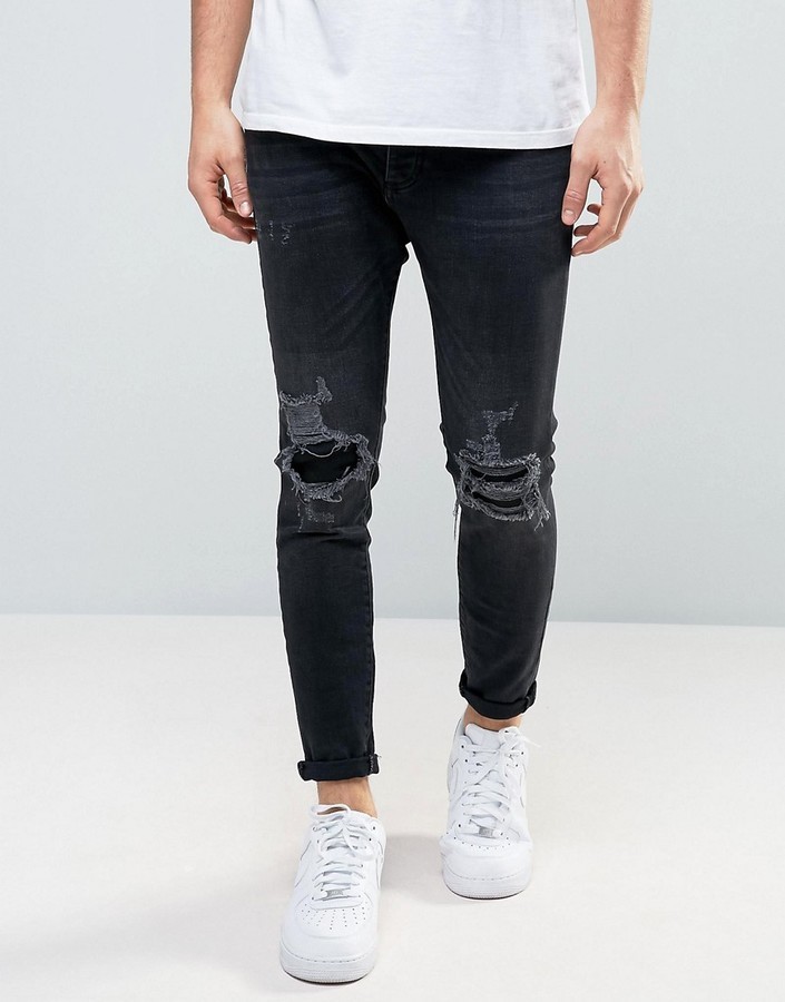 Jeans strappati uomo 2025 pull and bear