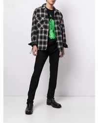 Мужские черные зауженные джинсы от True Religion