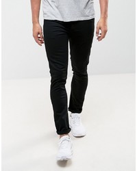 Мужские черные зауженные джинсы от Saints Row