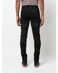 Мужские черные зауженные джинсы от Represent