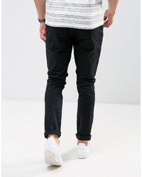 Мужские черные зауженные джинсы от Brave Soul