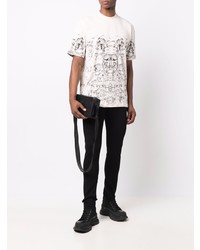 Мужские черные зауженные джинсы от John Richmond