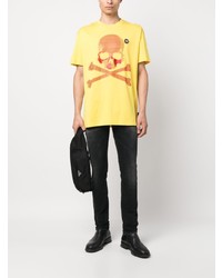 Мужские черные зауженные джинсы от Philipp Plein