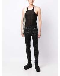 Мужские черные зауженные джинсы от Rick Owens DRKSHDW