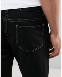 Мужские черные зауженные джинсы от YMC