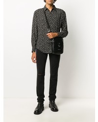 Мужские черные зауженные джинсы от Givenchy