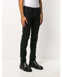 Мужские черные зауженные джинсы от Givenchy