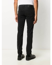 Мужские черные зауженные джинсы от Givenchy