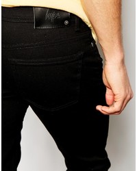 Мужские черные зауженные джинсы от Hype