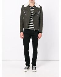 Мужские черные зауженные джинсы от 7 For All Mankind