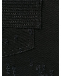 Мужские черные зауженные джинсы от Givenchy