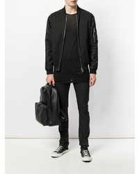 Мужские черные зауженные джинсы от Rick Owens DRKSHDW