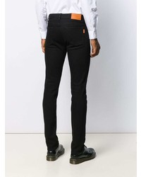 Мужские черные зауженные джинсы от Sandro Paris