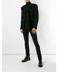 Мужские черные зауженные джинсы от Saint Laurent