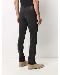 Мужские черные зауженные джинсы от Acne Studios