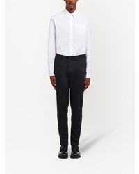 Мужские черные зауженные джинсы от Prada