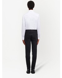 Мужские черные зауженные джинсы от Prada