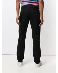 Мужские черные зауженные джинсы от Emporio Armani