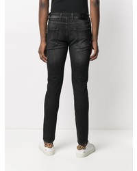 Мужские черные зауженные джинсы от Pt05
