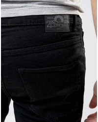 Мужские черные зауженные джинсы от Celio