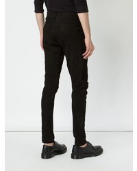 Мужские черные зауженные джинсы от Isaac Sellam Experience