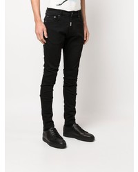 Мужские черные зауженные джинсы от Represent