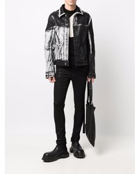 Мужские черные зауженные джинсы от Rick Owens DRKSHDW