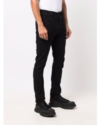 Мужские черные зауженные джинсы от Thom Krom