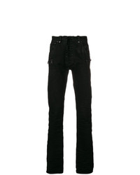 Мужские черные зауженные джинсы от Unravel Project