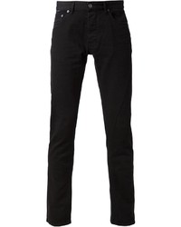 Мужские черные зауженные джинсы от Viktor & Rolf