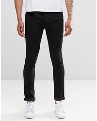 Мужские черные зауженные джинсы от WÅVEN