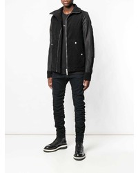 Мужские черные зауженные джинсы от R13