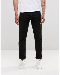 Мужские черные зауженные джинсы от YMC