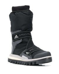 Женские черные зимние ботинки из плотной ткани от adidas by Stella McCartney